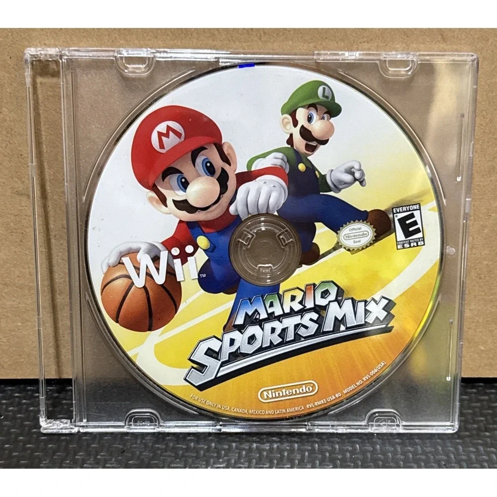 Mario Sports Mix (Nintendo Wii, 2011) Disc Only Tested